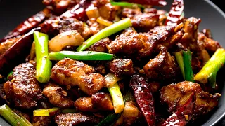 Easy Spicy Szechuan Chicken that you can make at home!