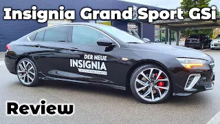 New Opel Insignia GSi Grand Sport 2021 Facelift Review Interior Exterior