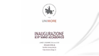 Cerimonia di Inaugurazione 839° Anno Accademico (A.A. 2014-2015) _OLD