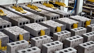 Automated Brick Factory Of Korea That Makes 100,000 Pieces A Day