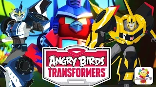 ТРАНСФОРМЕРЫ и Angry Birds. Десептиконы атакуют! Мультик - игра на русском для детей