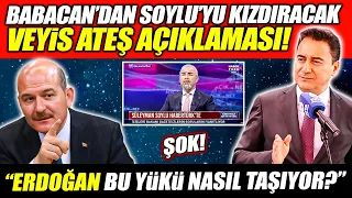 Ali Babacan'dan Süleyman Soylu'yu kızdıracak Veyis Ateş açıklaması! "Erdoğan bu yükü nasıl taşıyor?"