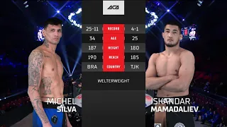 Мичель Сильва vs. Искандар Мамадалиев | Michel Silva vs. Iskandar Mamadaliev | ACA 170