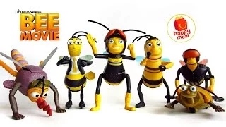 McDonald's Bee Movie 2007 Happy Meal Toys Complete Set