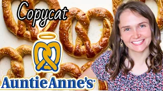 COPYCAT AUNTIE ANNE'S PRETZELS | Best Homemade Pretzels Recipe EVER! | Auntie Anne's | Julia Pacheco