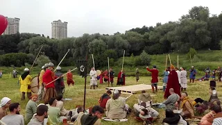 Наследие предков. Бои пятерок на мосту.