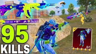 95KILLS!!😱 IN 3 MATCHES with UNICORN SET🔥🦎 Pubg mobile