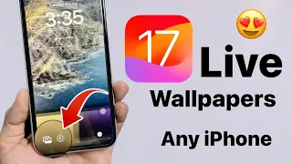 Enable Live Motion Wallpapers on iOS 17 on any iPhone - Live Wallpapers are Back in iOS 17