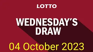 Lotto Saturday Draw Results 04 October 2023 | Lotto Saturday Draw