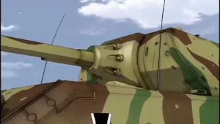 KV-2 Takes out Maus | Girls Und Panzer Das Finale 3