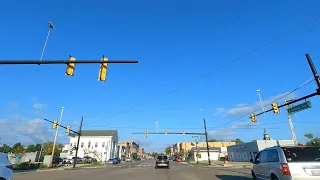 Driving  On Red Arrow Highway To Lawrence & Paw Paw Michigan