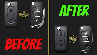 Peugeot / Citroen | How To REPLACE old to new KEY case? 🛠 🔑