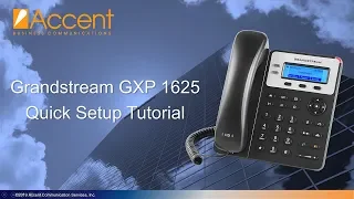 Grandstream GXP1625 Setup & Configuration