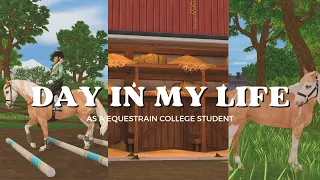 Day in my life: equestrian college student edition || SSO RRP