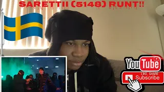 SWEDISH RAP REACTION Sarettii (5148) - Runt (OFFICIELL MUSIKVIDEO)