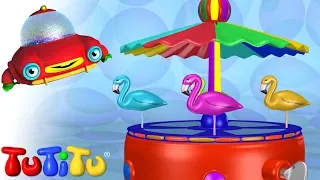 🎁TuTiTu Builds a Carousel - 🤩Fun Toddler Learning with Easy Toy Building Activities🍿