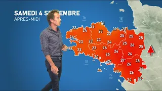 Bulletin météo pour le samedi 4 septembre 2021