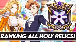 *HOLY RELIC PRIORITY* Best Holy Relic Tier List Rankings! (Tier List) Seven Deadly Sins: Grand Cross