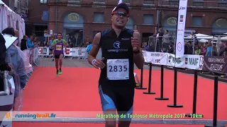 arrivée 10km - Marathon de Toulouse 2017