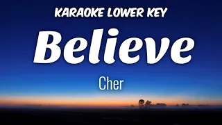 Cher - Believe (Karaoke Lower Key)