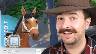 Playing as my horse! Rags to Ranches (Part 11)