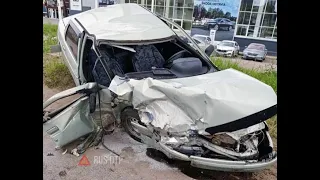 43-летняя женщина-водитель устроила ДТП с пострадавшими в Сыктывкаре