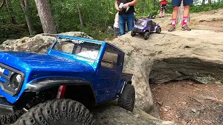 MNRCC RC Event Pt.1 / Rock Crawl Scale Trail / TRX-4 Injora Parts Test & Review / Jeep Rubicon