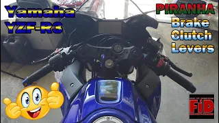 Yamaha R3 Piranha clutch and brake levers - DIY installation guide