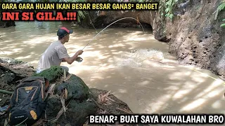 PARAH.!!! MANCING SEHABIS HUJAN BESAR SEMUA IKAN BESAR GANAS TOTAL || INI SI MONSTER BANGET BRO