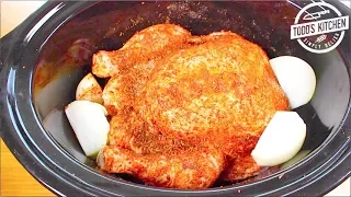 How to cook a whole Chicken in a Crock Pot recipe - Slow Cooker