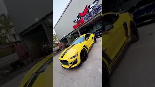 Ford Mustang Gt with Shelby body kit #car #trending #viral #ford #mustang #fordmustang #musclecar