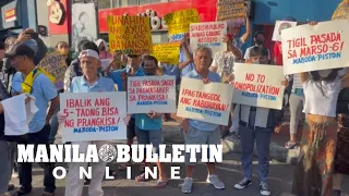 MABODA-PISTON hold protest against jeepney modernization  in Caloocan