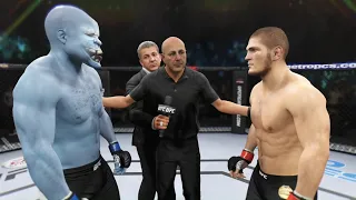 Khabib vs. Scary Cyclops - EA Sports UFC 2 - Champion Fights ☝️🦅