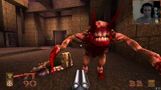 Quake REMASTERED — (e1m2, HARD). Нашел все секреты