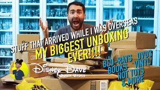 My BIGGEST UNBOXING EVER!! - HAUL of Blu-Rays, DVDs, Books, Vinyl, Hot Toys & More!