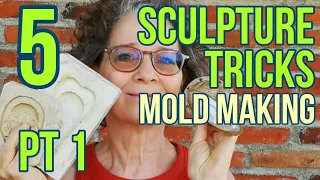 TRICKS FOR BEGINNER MOLD MAKING AND SCULPTURE 🤯 simple, cheap, easy 17