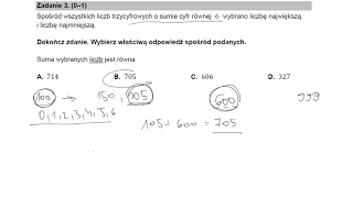 Egzamin ósmoklasisty matematyka 2022 - zadanie 3