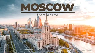 MOSCOW BY DRONE | 4K UHD | Fantastic aerial views!