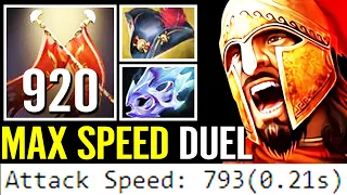 WTF ~1000Dmg Duel MAX AS!!? Legion Commander PIRATE HAT + MOONSHARD 100% Imba Carry Build Dota 2 Pro