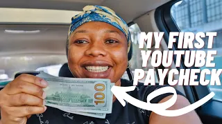 MY FIRST YOUTUBE PAYCHECK| HOW MUCH I MADE IN 2023| YOUTUBE REVENUE.