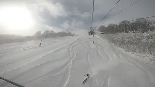 石打丸山スキー場　パウダースノー　２０２１年１２月２７日　powder snow