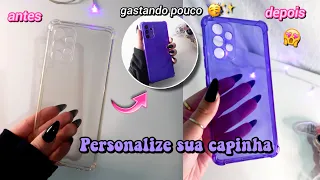 COMO MUDAR A COR DA SUA CAPINHA COM PAPEL CREPOM