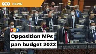 Huge budget not sustainable, opposition MPs tell govt
