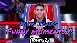 Nick Jonas - Funny Moments Happened on The Voice🎤 2020 { Part 2 }