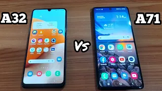 Samsung Galaxy A32 (4G) vs Samsung Galaxy A71(4G) - speed test !