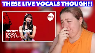 FIRST TIME REACTION to SECRET NUMBER - “DOXA” Band LIVE Concert [it's Live]