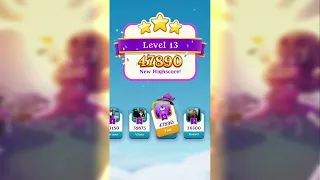 Bubble Witch 3 Saga | Levels 11 to 15 | 3 Stars