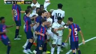 Real Madrid vs Barcelona All FIGHT & FOUL MOMENTS 2022/23