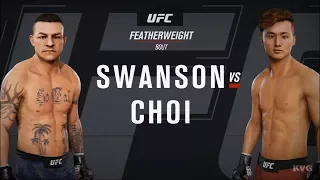 EA Sports UFC 3 - Cub Swanson vs Dooho Choi - Gameplay (HD) [1080p60FPS]