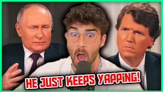 Tucker's Putin Interview Gets Even WORSE (Part 2) | Hasanabi Reacts